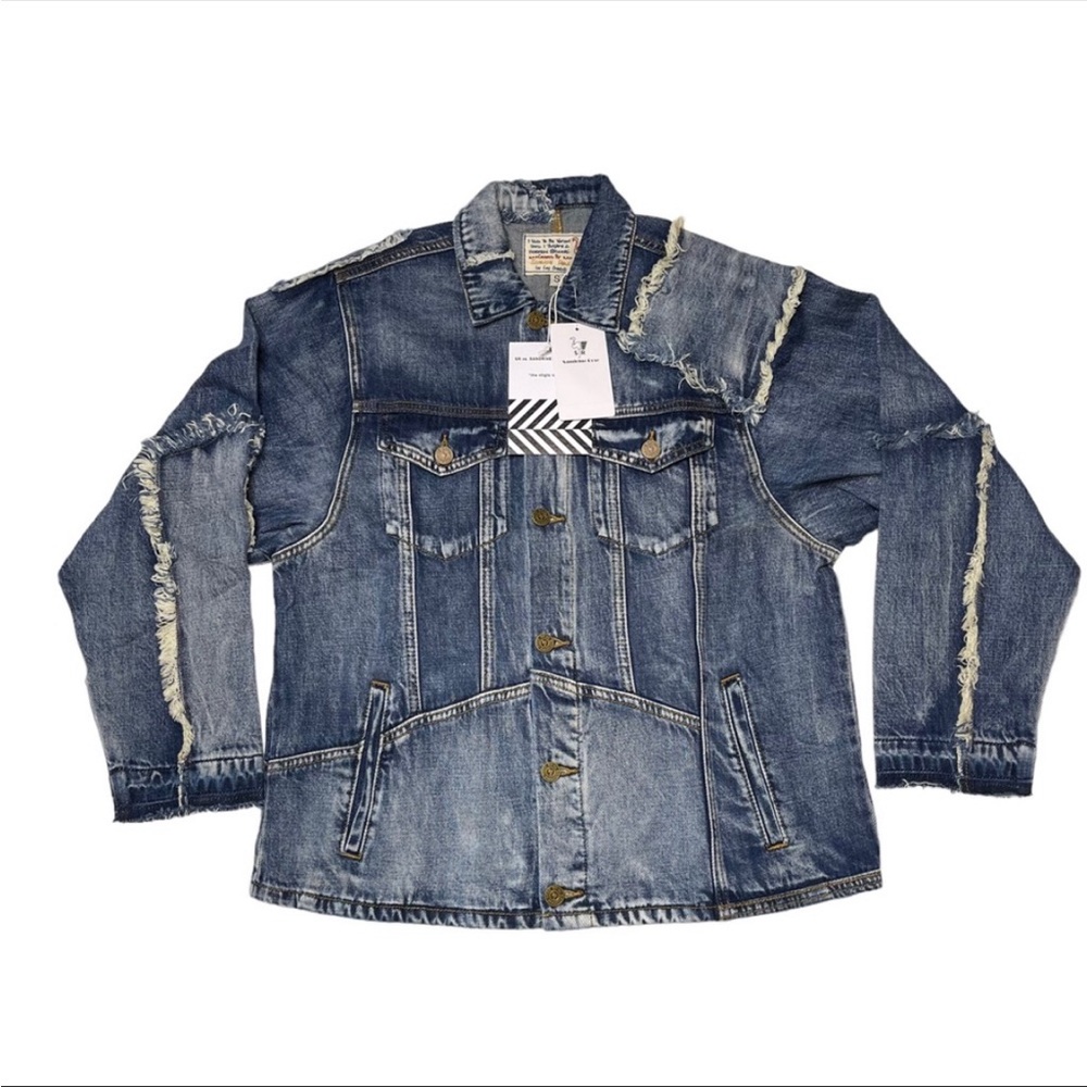 Sandrine Rose x Free People Patchwork Jeans Jacket